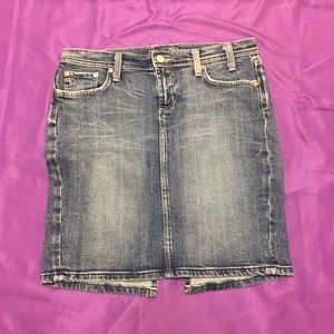 Miss Me denim mini skirt